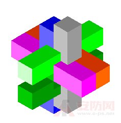 9 Luban lock diagrams