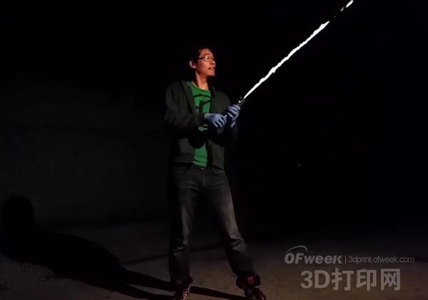 3D printing Star Wars the most realistic "laser sword" was born