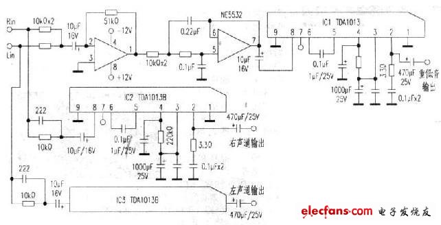 Ultra low-cost audio circuit schematic