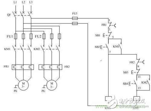 From easy to difficult, explain the basic control principle of the motor secondary circuit