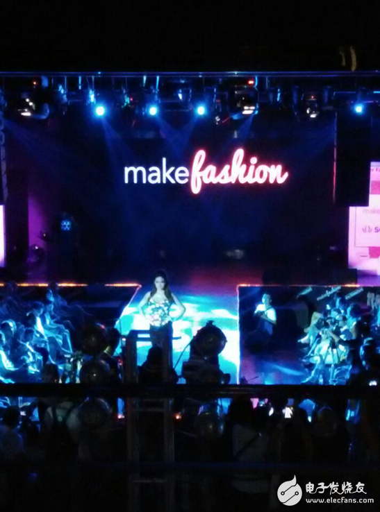 Maker Week wearable electronic fashion show