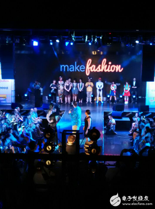 Maker Week wearable electronic fashion show