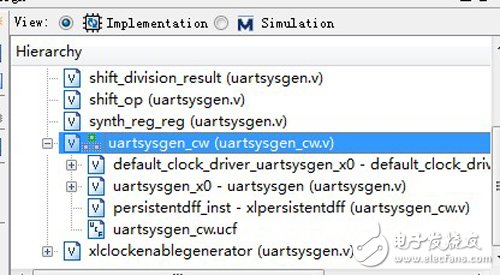 System Generator implements serial communication (no need to write a line of HDL code)