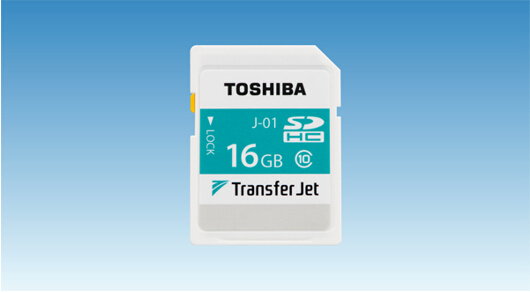 Toshiba launches the first TransferJet SD card speed transfer ...