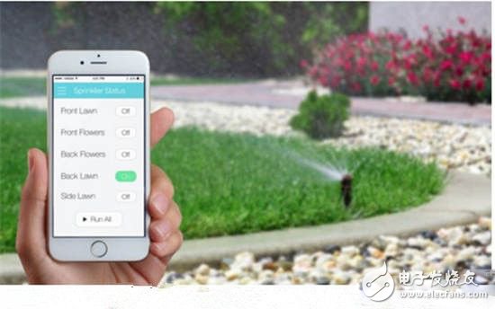 Intelligent sprinkler artifact based on sensor technology