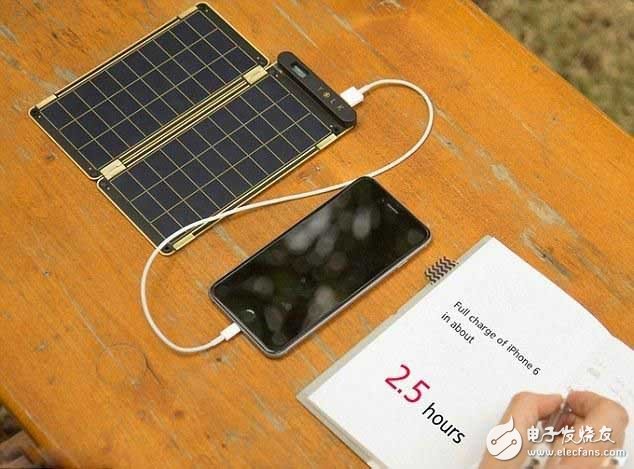 Another "and eggs"? "Sun Paper" to charge your phone