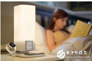 Smart bedside lamp: can hypnotize and voice commands