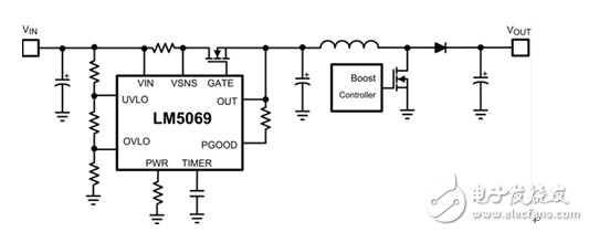 Protect boost load and its power supply