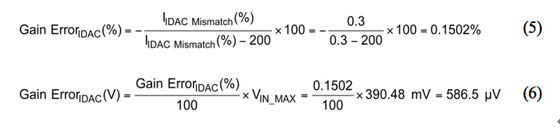 Influence of excitation current mismatch in RTD measurement system