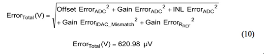 Influence of excitation current mismatch in RTD measurement system