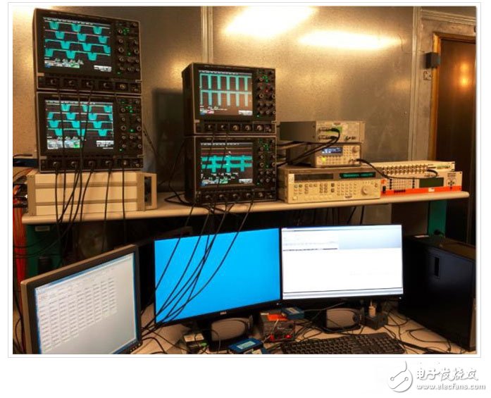 Use oscilloscope to test EMI radiation interference