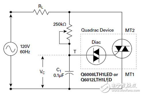 Very simple LED ceiling floodlight TRIAC dimming circuit