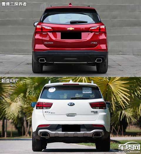 Medium SUV, the new force Chevrolet explorer compared to the Kia KX7