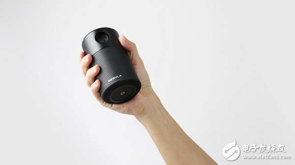 A capsule projector that integrates intelligent projection and Bluetooth speakers