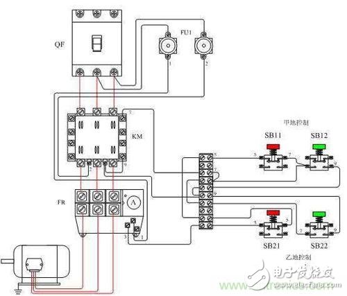 From easy to difficult, explain the basic control principle of the motor secondary circuit