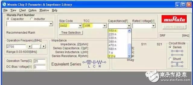 Why are the RF capacitor inductance values â€‹â€‹pF and nH?