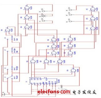 Car rear light control circuit diagram