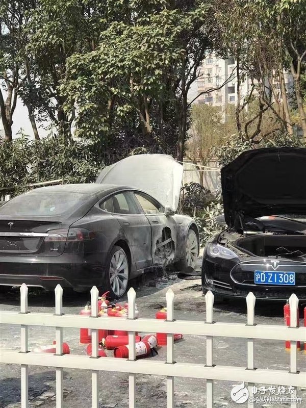 Tesla Model S first fire Spontaneous combustion occurs when Shanghai Model S is charging