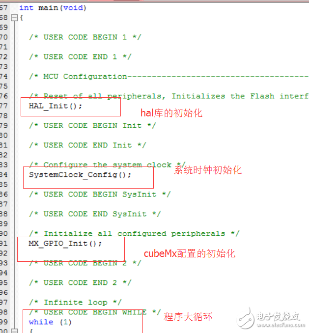 About the stm32 marquee program