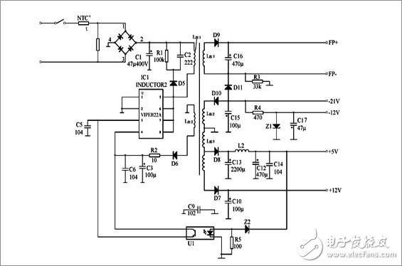 Detailed analysis of switching power supply circuit: working principle, circuit composition, circuit diagram