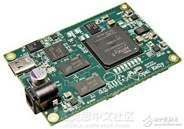 Figure 2: XEM7310 USB 3.0 Board Based on Xilinx Artix-7 FPGAs