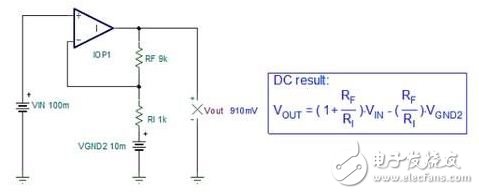 When GND is not GND, the single-ended circuit becomes a differential circuit.