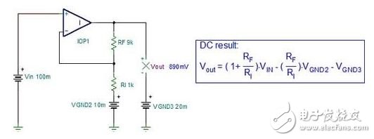 When GND is not GND, the single-ended circuit becomes a differential circuit.