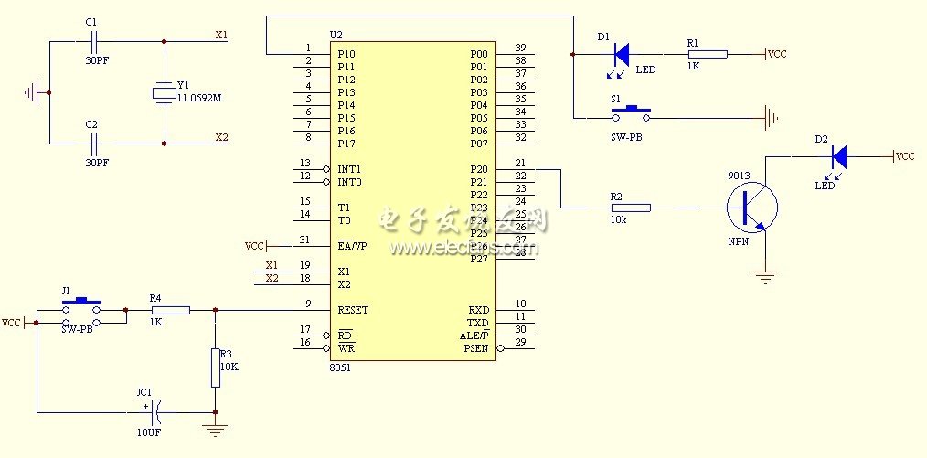 Figure 4 infrared emission circuit diagram