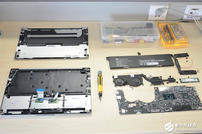 Xiaomi notebook dismantling diagram tour: the conscience choice of the mid-end price-performance model