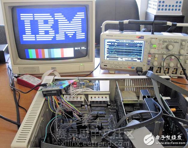 Figure 2 MCL86 processor based on Xilinx Kintex-7 FPGA ported to IBM PCjr