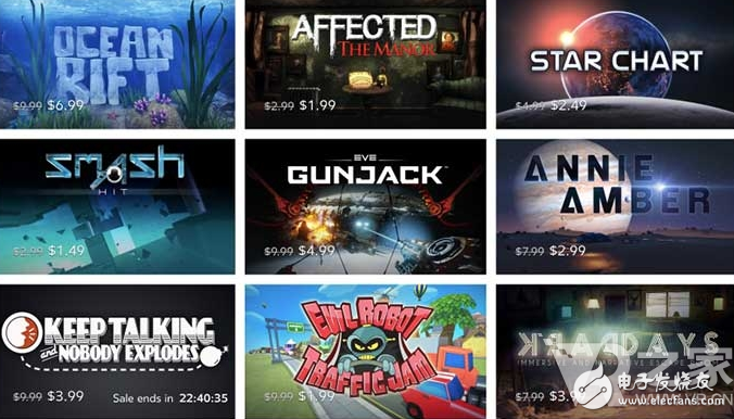 VR game promotion Festival is a half price day