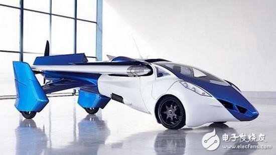 Is the car flying in the sky? Science fiction world is about to come true