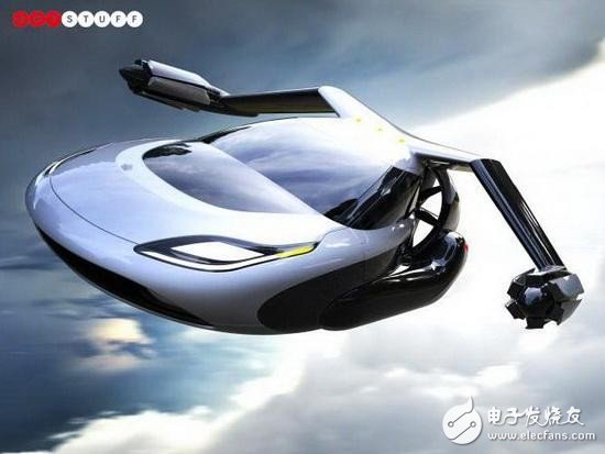 Is the car flying in the sky? Science fiction world is about to come true