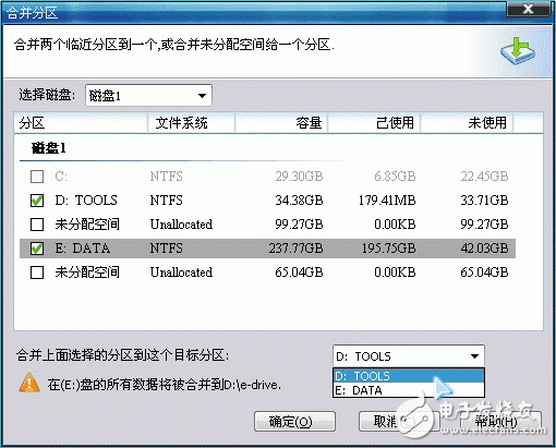 Select partition