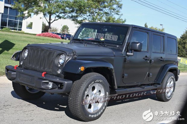 Jeep released a new Wrangler's front face detail notice map_LED light source headlight group