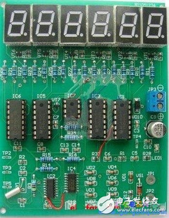 C source programming of AT89C51 single chip frequency meter