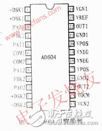 Ultrasonic attenuation compensation circuit based on variable gain amplifier AD604