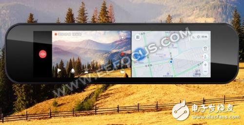 The driving recorder becomes the "golden partner" of the car _ smart rearview mirror was born