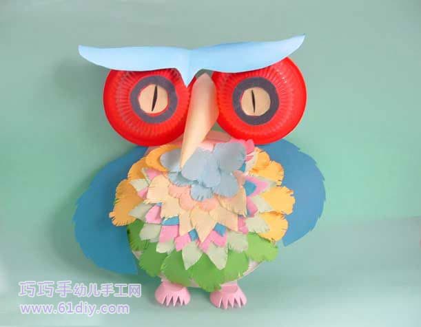 Children's environmentally friendly hand - owl