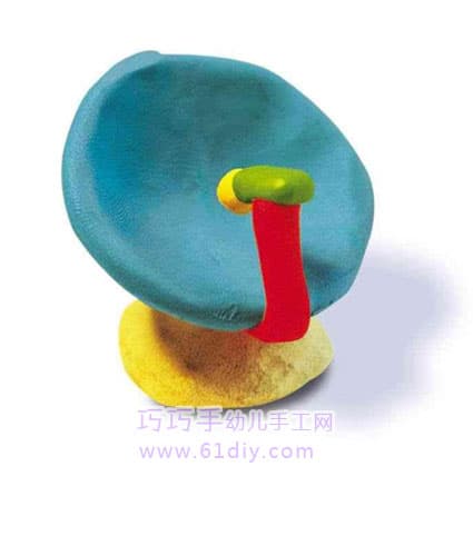 Children's plasticine works - receiver