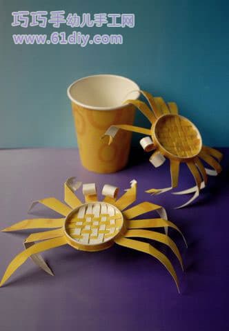 Children's environmental protection manual: paper cup crab 6