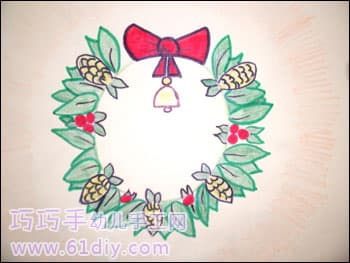 Beautiful christmas wreath