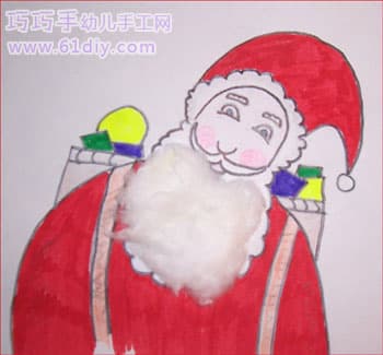 Santa Claus painting steps