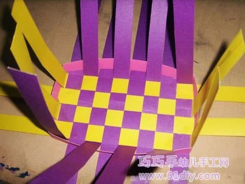 Children's handmade - paper basket