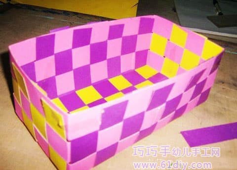 Children's handmade - paper basket