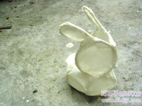 Handmade tie of rabbit lamp