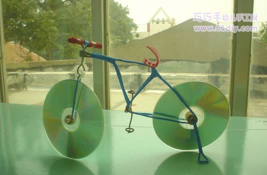 CD waste utilization - bicycle