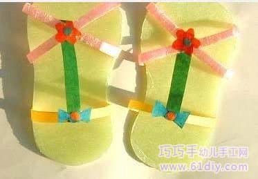 Handmade work - beautiful slippers
