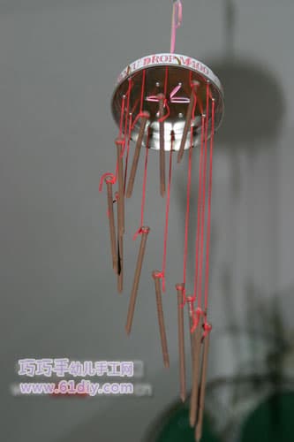 Nail wind chimes