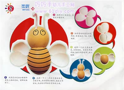 Eggshell bee